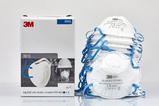 Filtračná polomaska 3M 8810 FFP2, maska 3M
