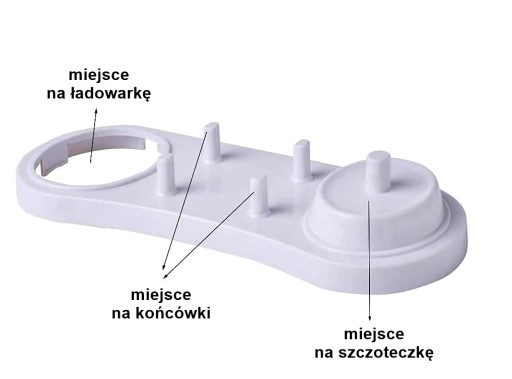 STAND, stojan, trojnožka, pre 4 osoby. HLAVICE ORAL-B A 2 KEFY