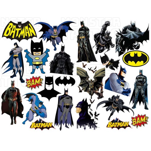 UMÝVAJÚCE DOČASNÉ TETOVANIE PRE DETI DETSKÝ BATMAN ORIGINÁLNE DIZAJNY