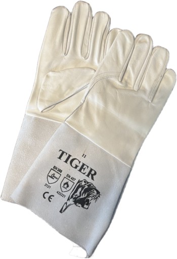 Dlhé tig zváračské rukavice 35cm TIGER 11