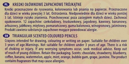 Voňavé trojuholníkové školské ovocné ceruzky ASTRAFUN FRUTOS