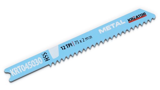 Pílové listy na kov Kreator 12 TPI 75x2,0 U