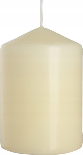BISPOL Aura 44H valcová sviečka 10CM SW70/100 ECRU