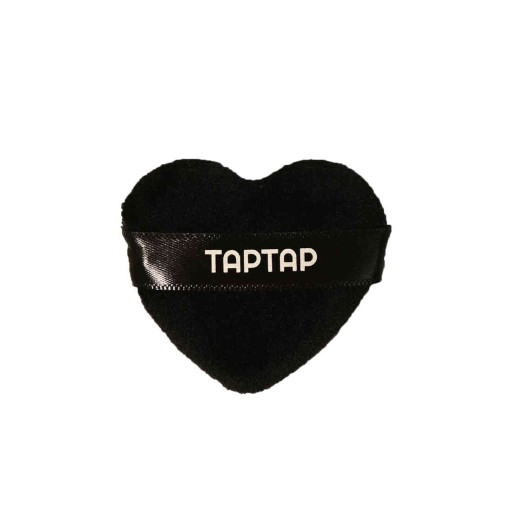 TAPTAP Heart Powder Puff Black XS