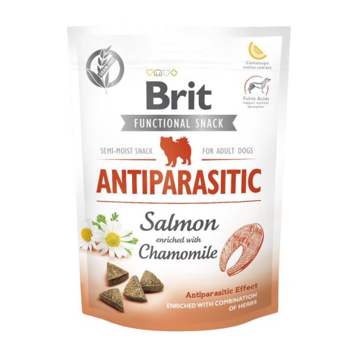 DOG TASTE proti červom Brit Care Snack Odčervovací losos 150g trenažér
