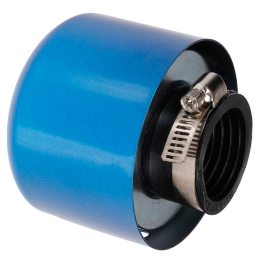 VZDUCHOVÝ FILTER KUŽEĽOVÝ, modrý, priemer 31mm Moretti