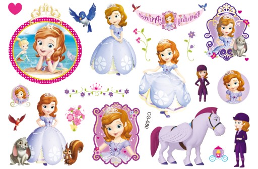 Umývateľné tetovanie pre deti PRINCESS SOSIA CG080