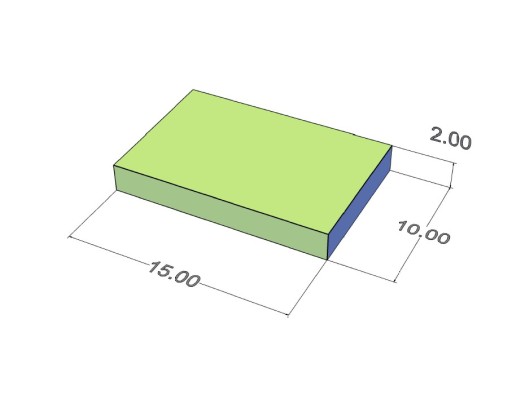 Neodymový tanierový magnet MPŁ 15x10x2 N38