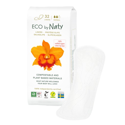 Naty Hygienické vložky z organickej bavlny normal 32 ks