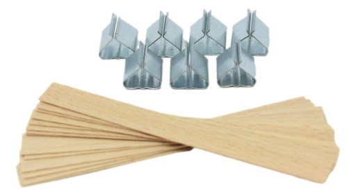 Drevený knôt 10ks + nožičky + stabilizátory 8cm