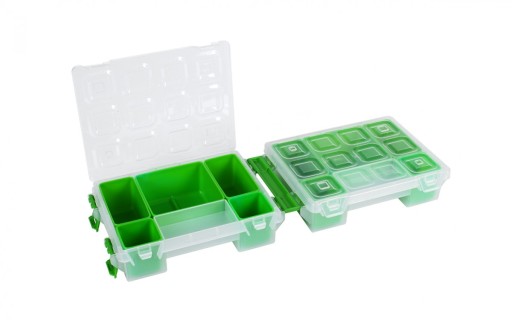 Organizérový kontajner, box na skrutky, 10 priehradiek