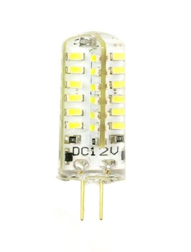 G4 SMD LED žiarovka 3,5W=35W 12V DC TEPELNÝ SILIKÓN