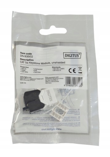 Keystone RJ45 (8P8C) kat. 5e UTP, LSA modul