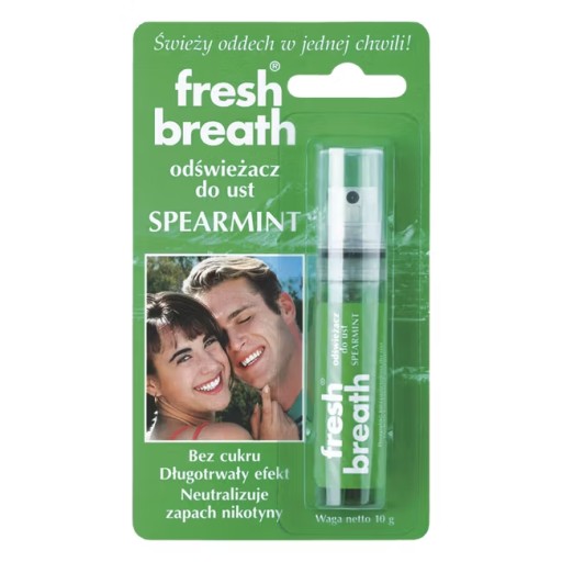 Osviežovač úst Fresh Breath s príchuťou mäty 10 ml