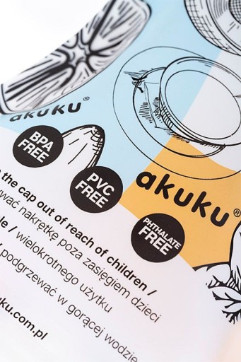 AKUKU vrecká na potraviny na opakované použitie, 5 kusov
