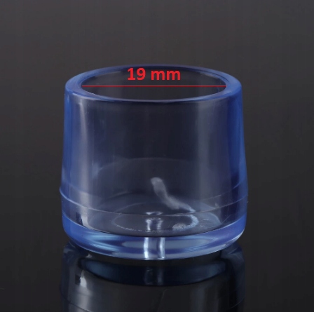 Poťahy nôh na stoličky Silikónové okrúhle ochranné kryty 19 mm x 16