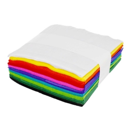 Krčený hodvábny papier v kocke 10 rôznych farieb