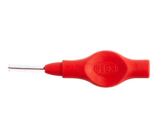 Tandex Flexi medzizubná kefka, červená, 6 ks