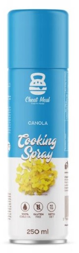 Cheat Meal CANOLA sprej na varenie v spreji s rafinovaným repkovým olejom v spreji 250 ml