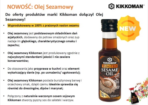 Kikkoman Sezamový olej 125 ml
