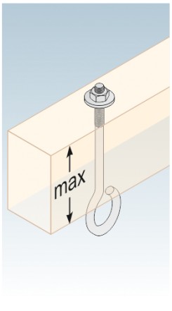 KĽÚČKA MONTÁŽ HOJDÁČKY SINGLE C M12 130 mm