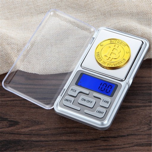 PRESNÁ VÁHA NA ELEKTRONICKÉ ŠPERKY 0,1g / 500g LCD + SÚPRAVA BATÉRIÍ