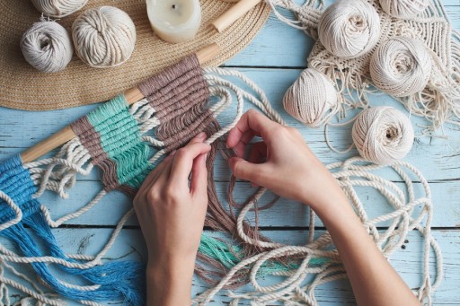 NAJLEPŠIA BAVLNENÁ ŠNÚRA PRE MACRAME 5MM 100M