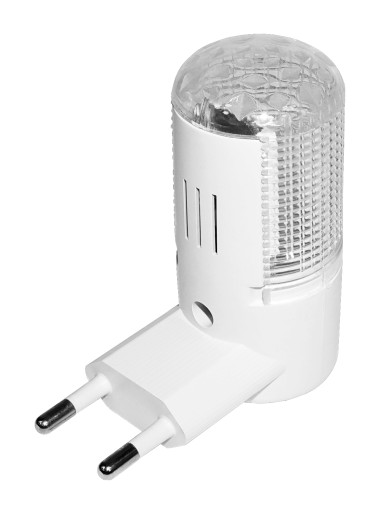 Diskrétna 3 LED KONTAKTNÁ NOČNÁ LAMPA, biela