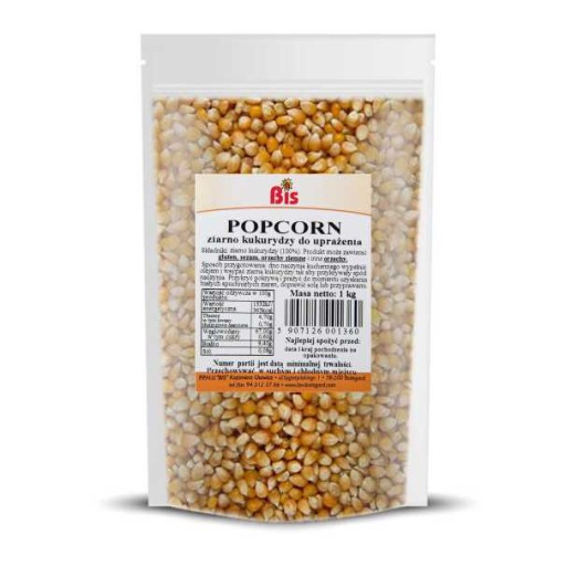 POPCORN kukuričné zrná na praženie 1kg