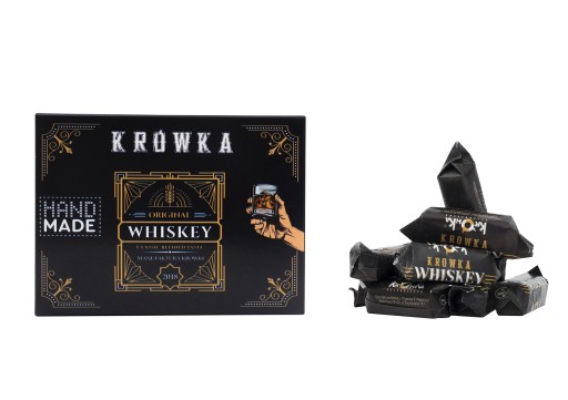 Fudge s príchuťou whisky 250g, darčeková krabička na whisky, darček
