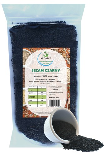 ČIERNY SEZAM 100g ZRNÁ, na SUSHI - KVALITNÉ