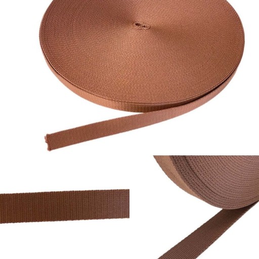 Prepravná páska 25 mm popruh 800 kg 5 metrov Čierna