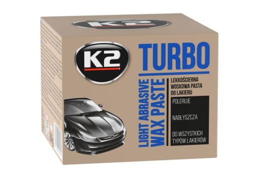 K2 TURBO TEMPO Leštiaca pasta na farbu 250g