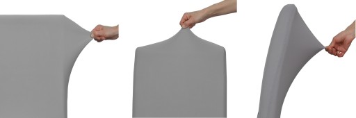 ELASTICKÉ POTAHY NA STOLIČKY SPANDEX, TMAVÉ ZELENÉ