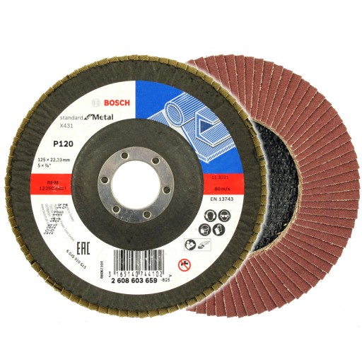 BOSCH KOTOUČ KLAPKA 125mm GR.120 NA KOV