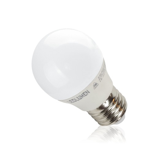 LED žiarovka E27 BALL G45 6W=45W 554lm CCD Úspora energie bez blikania