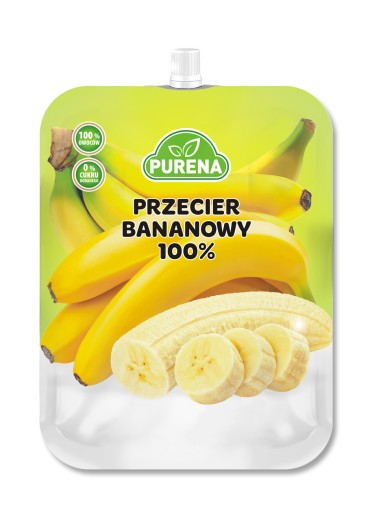 Banánové pyré (pena) 100% b/c PURENA 350g