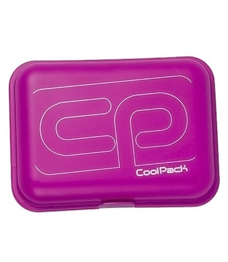 COOLPACK TRANSPARENTNÝ OBEDOVÝ BOX, RUŽOVÝ