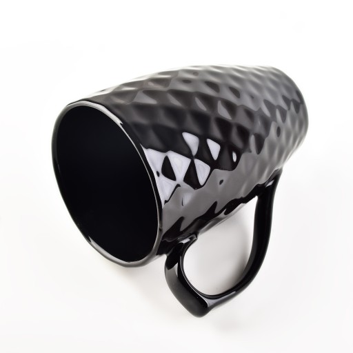 Porcelánový hrnček 280ml DIAMANTOVÁ ČIERNA