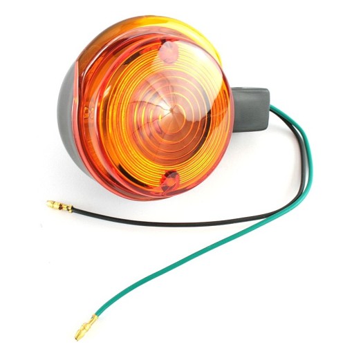 LAMPA SIMSON MZ kruhové smerové svetlo, ORANŽOVÉ tienidlo, predné alebo zadné