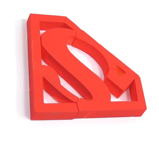 Superman SUPERHRDINA 3D NA STENU IZBY SB1 ST