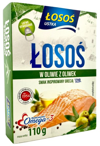 Losos na olivovom oleji Losos Ustka 110g