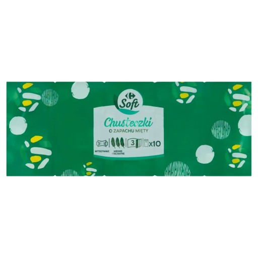 Carrefour Soft Wipes s vôňou, 10 kusov
