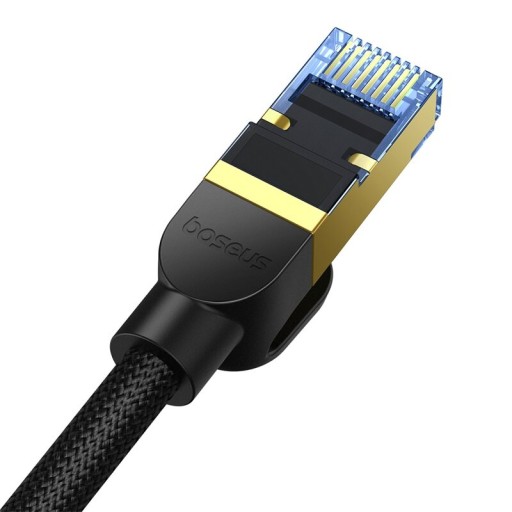 BASEUS RÝCHLE SIEŤOVÝ KÁBEL kat. 7 10Gbps Pletený INTERNETOVÝ KÁBEL 1m