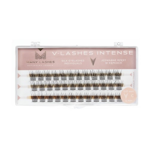 Trsovité mihalnice - V-Lashes INTENSE | CC twist 11 mm