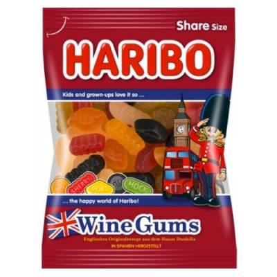 Haribo Wine Gums Gummies 175g