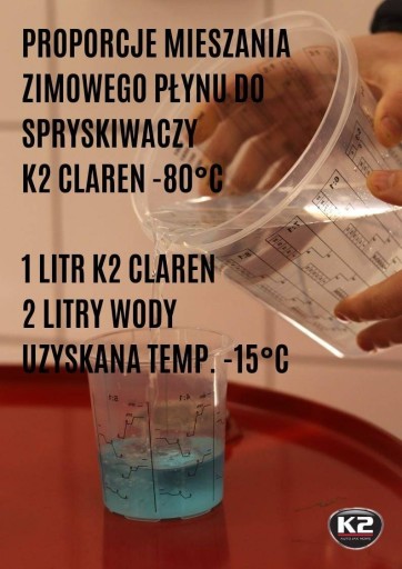 K2-claren-80c-1-l koncentrát kvapaliny do ostrekovačov
