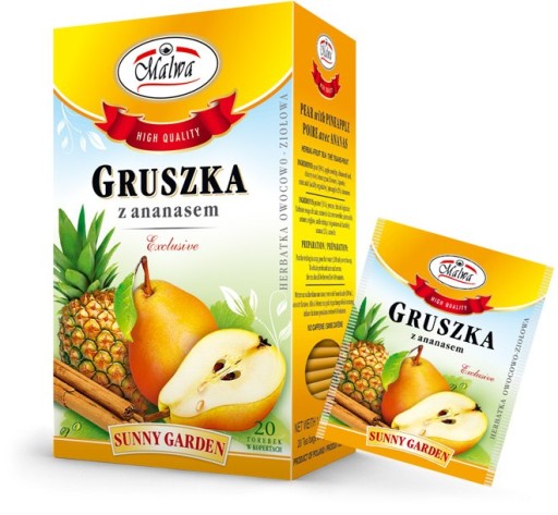 MALWA SUNNY GARDEN HRUŠKOVÝ ČAJ S ANANÁSOM