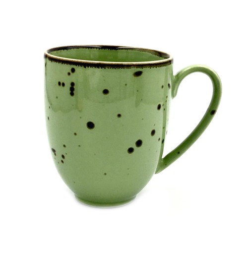 Porcelánový hrnček 400 ml zelený Cottage Green Alumina PORCELANA BOGUCICE