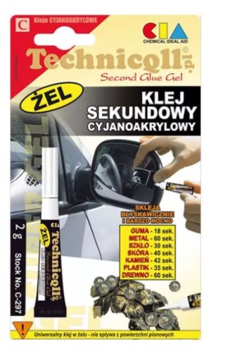DRUHÝ KYANOAKRYLÁTOVÝ GÉL TECHNICQL C-297